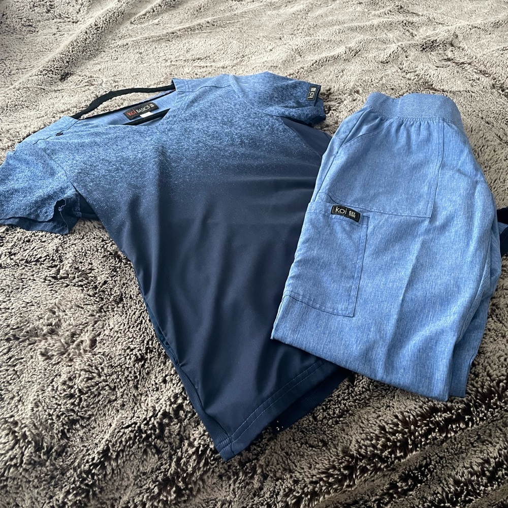 Women’s new. Washed when purchased, never worn scrub set